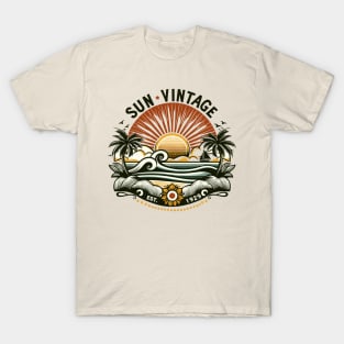 Bahamas Beach Vintage SUN T-Shirt